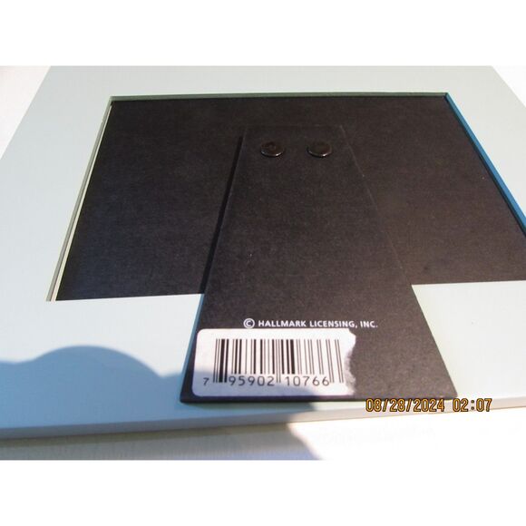 HALLMARK 4X6 PICTURE FRAME NEW YOU ME DRAWN TOGETHER YELLOW HEARTS PENCILS - Picture 6 of 9